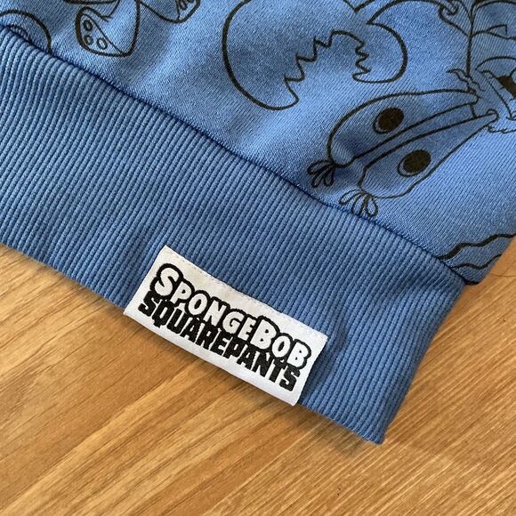 New Boys Nickelodeon SpongeBob SquarePants Graphic fleece Sweatshirt - Blue L - Picture 5 of 9